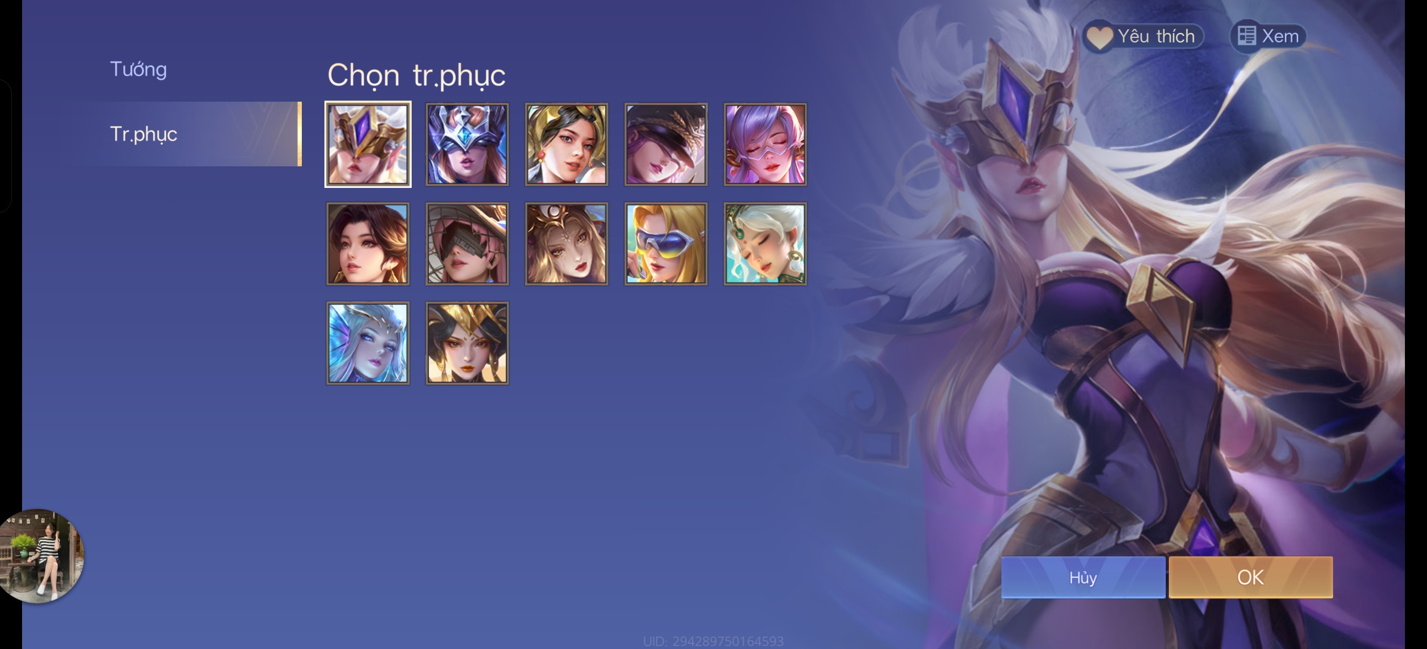 1. Tài khoản Z23439 - hình ảnh trang phục