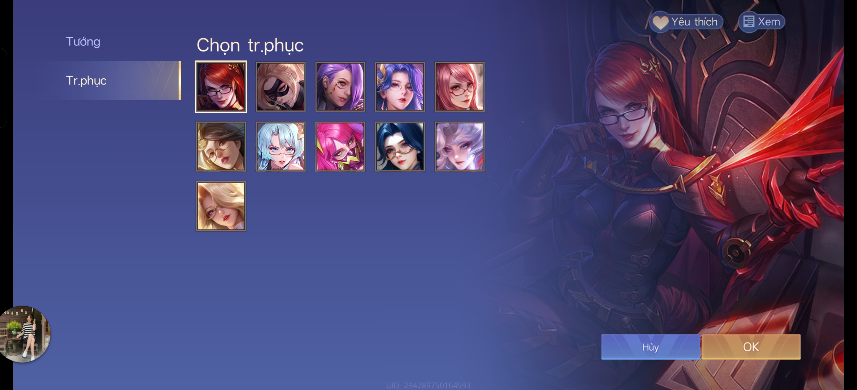 2. Tài khoản Z23439 - hình ảnh trang phục