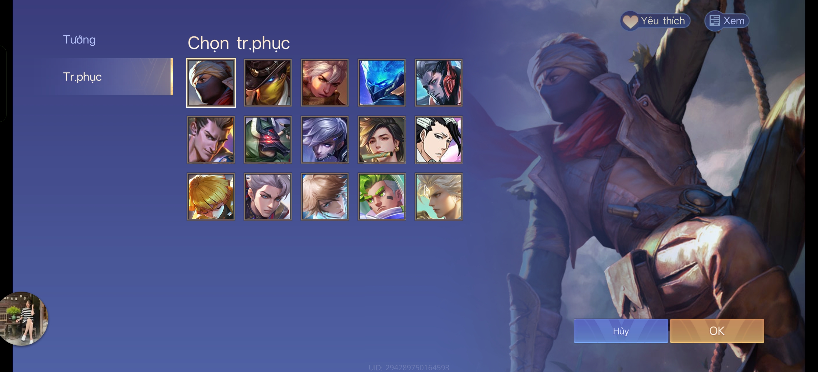 5. Tài khoản Z23439 - hình ảnh trang phục